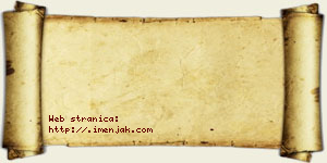 Anastasija Isaković vizit kartica